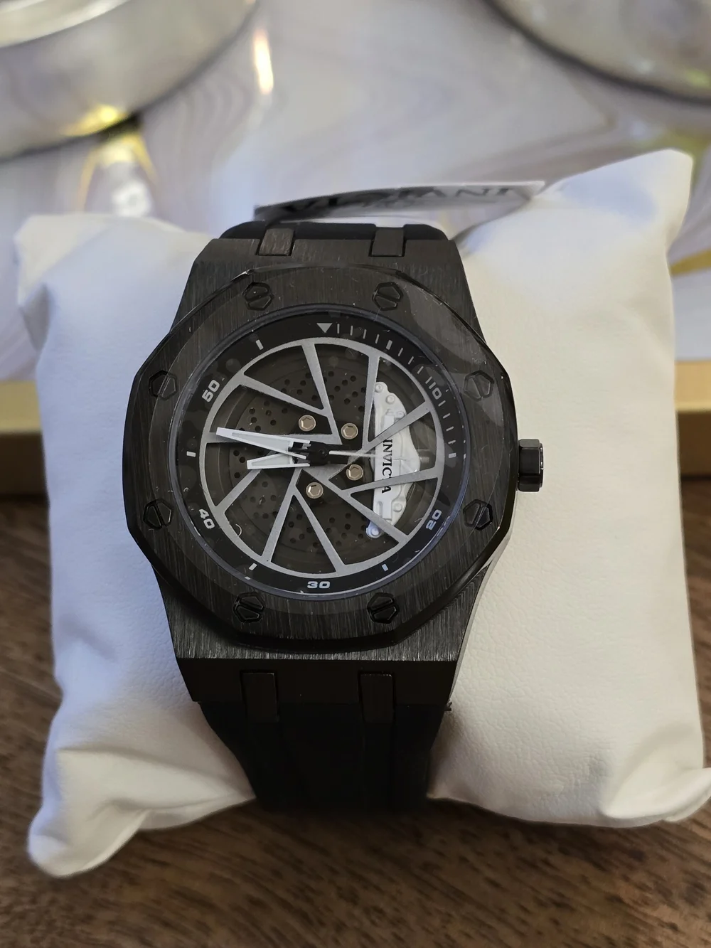 Invicta Pro Diver 15000 Black Titanium Watch with Black & Silver Dial#prodiver